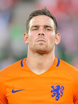 Janssen bij het Nederlands elftal in 2016