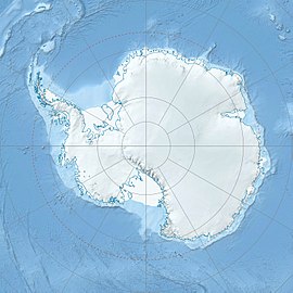 Location of Fossil Bluff in Antarctica