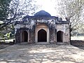 A Mosque including four walls of an enclosed garden