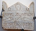 Image 40A 3rd-century funerary stele is among the earliest Christian inscriptions, written in both Greek and Latin. (from Roman Empire)