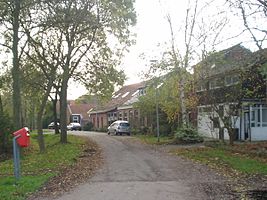 De Molenstreek in Noorderhoogebrug, bij het voormalige café Stad en Lande