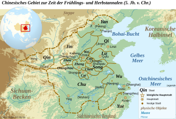 China in der Spätphase der Frühlings- und Herbstannalen