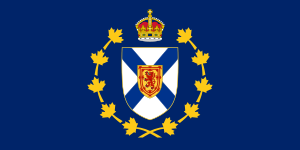 Flag of the Lieutenant-Governor of Nova Scotia / Drapeau du lieutenant-gouverneur de la Nouvelle-Écosse