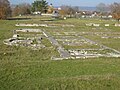 Abusina Principia und linkes Lagertor (am rechten Bildrand)