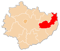 Location within the voivodeship