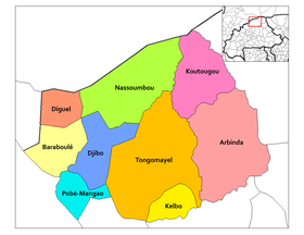 Localisation de Djibo