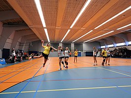 Sporthal 't Wooldrik, de thuishaven van Borhave.