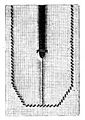 fig. 35. Bordage d’une fente par une bande large.