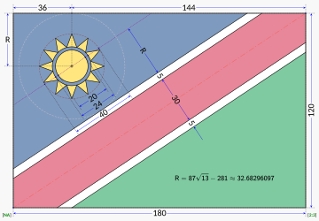 flag construction sheet