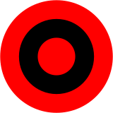 Het roundel van de Albanese luchtmacht.