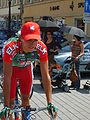 Thomas Rohregger vor der zweiten Etappe der Luxemburg-Rundfahrt 2007