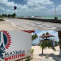 Maximum Water Park at Rainbow Park in Corozal Town