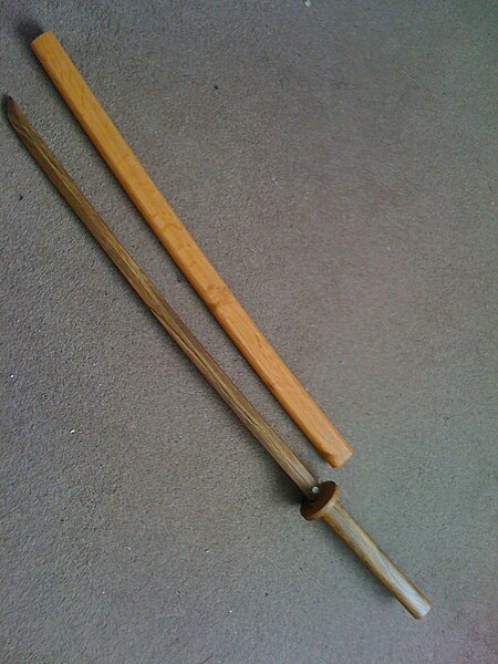 File:Bokken with saya.jpg