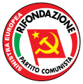 Simbolo Partito della Rifondazione Comunista - Sinistra Europea dal 2006