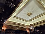 The British Coat of Arms in the Royal Alexandra Theatre on the ceiling of the entrance, Toronto, Canada.