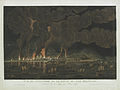 Vue de l'incendie de la ville du Cap français, 21 juin 1793 - 24 juin 1793.