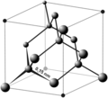 Elementarzelle des Diamantgitters