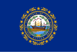 Drapeau du New Hampshire.