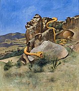 Cobra bocejando, 1899, painted on his travels in the Caucasus