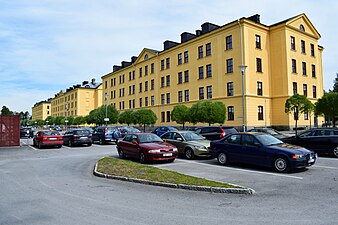 Kasernerna vid Jämtlands fältjägarregemente.