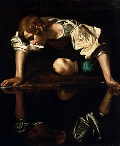 Narcissus, by Caravaggio on Narcissistic personality disorder