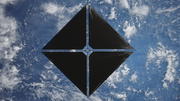 Thumbnail for File:Advanced Composite Solar Sail System Artist’s Concept 2 (ACS3 LookingDown).png