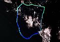 Landsat-Satellitenbild von Apataki