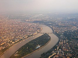 Het Margaretha-eiland vanuit de lucht (2004)