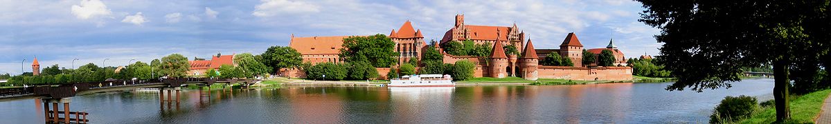 Panorama teutonskog zamka Malbork