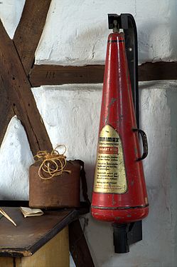 Vintage fire extinguisher Minimax «Spitztüte»