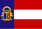 Flag of Georgia (1902–1906)