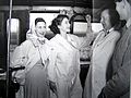 Princesses on the footplate during the 1947 Royal Visit to South Africa. Everybody loves a steam whistle!