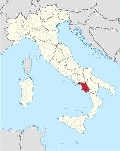 Provincia di Salerno – Localizzazione