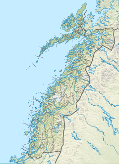 Okstindbreen ligger i Nordland