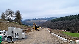 Erste Arbeiten im Abschnitt CR340 - N18.