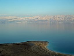 Döda havet sett från den israeliska sidan.