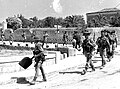 Troops of The Loyal Edmonton Regiment enter Modica during the Allied invasion of Sicily (1943)