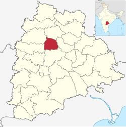 Location in Telangana