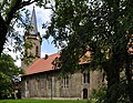 Kirche St. Trinitatis mit Ausstattung, Kirchhof und Einfriedung