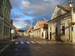 Stadsbeeld Strada Márton Áron