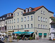 Das frühere Hotel „Zum Löwen“ in Ilmenau (Nachbau)