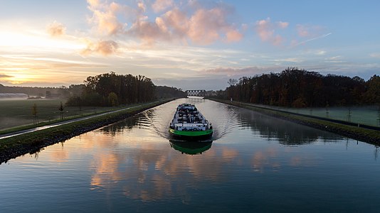 Lüdinghausen, Bauerschaft Berenbrock, Dortmund-Ems-Kanal (2015)