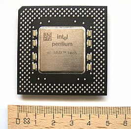 Pentium MMX - bovenaanzicht