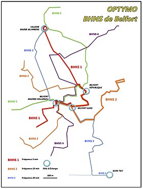 Image illustrative de l’article Bus à haut niveau de service de Belfort