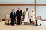 President Trump and First Lady Melania Trump at the Imperial Palace
