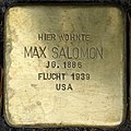 Stolperstein für Max Salomon