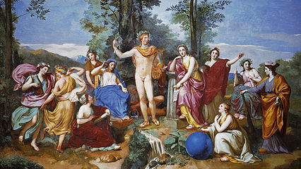 Anton Raphael Mengs, Le Parnasse, milieu du XVIIIe siècle, Villa Albani, Rome.