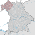 Lage der Stadt Schweinfurt in Bayern