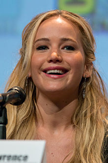 A face shot of Jennifer Lawrence