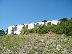 Ruines de l'église Saint-Jacques.